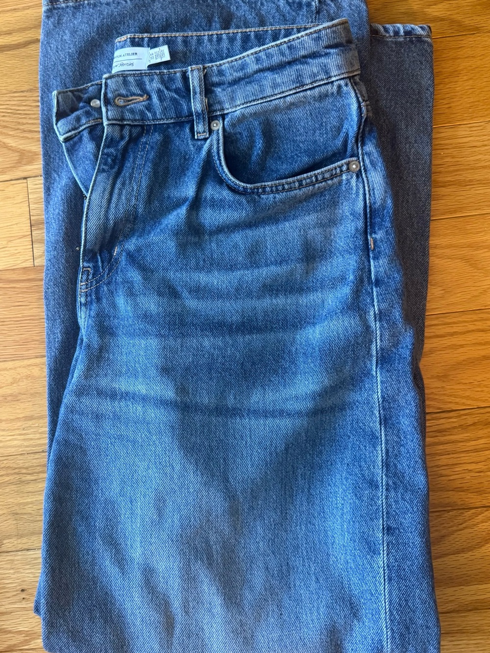 & Other Stories Relaxed Blue Denim Jeans